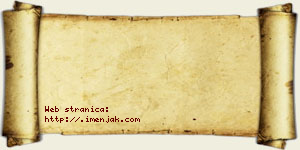 Milana Stambolić vizit kartica